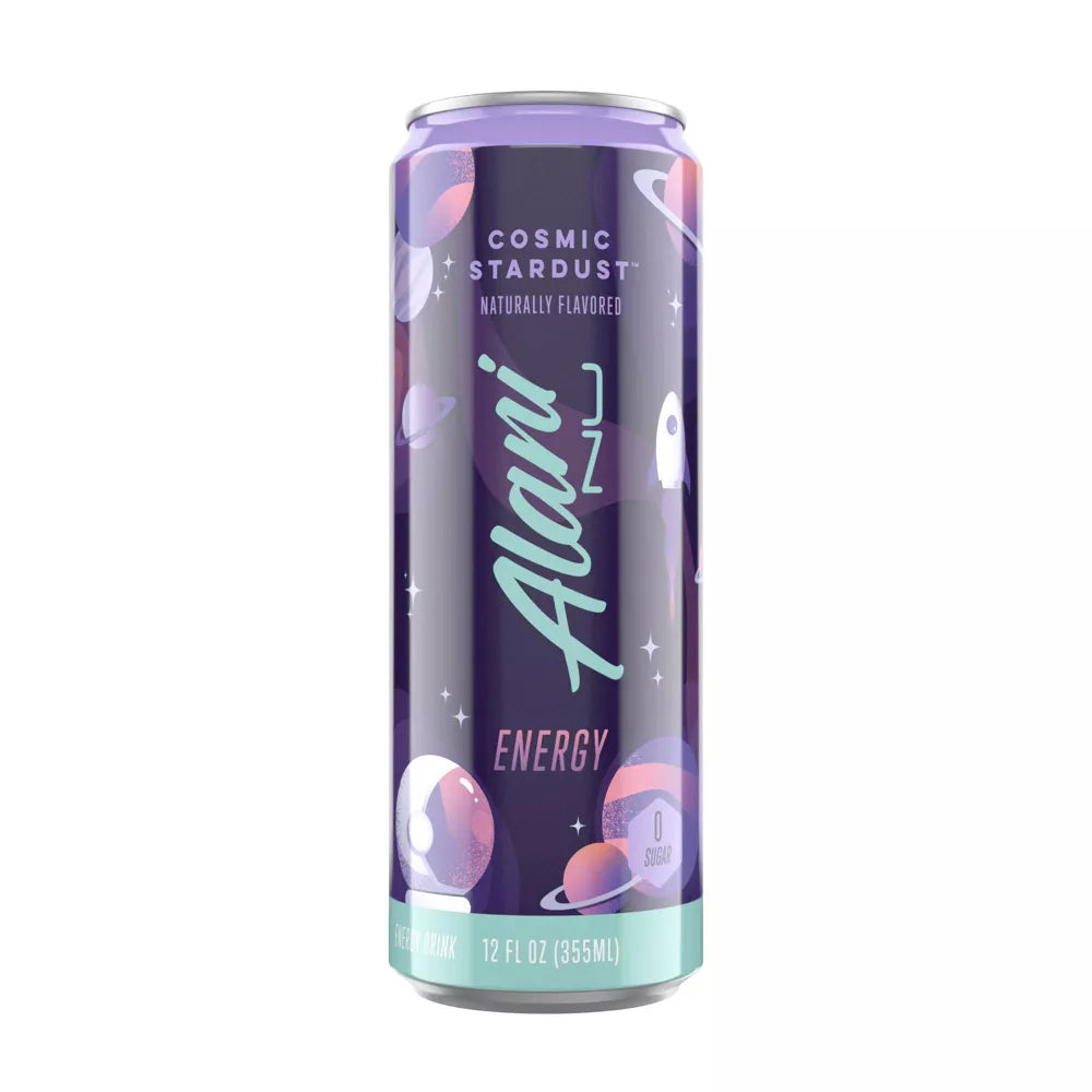 Cosmic Stardust Energy Drink, 12 fl oz Cans, Pack of 6
