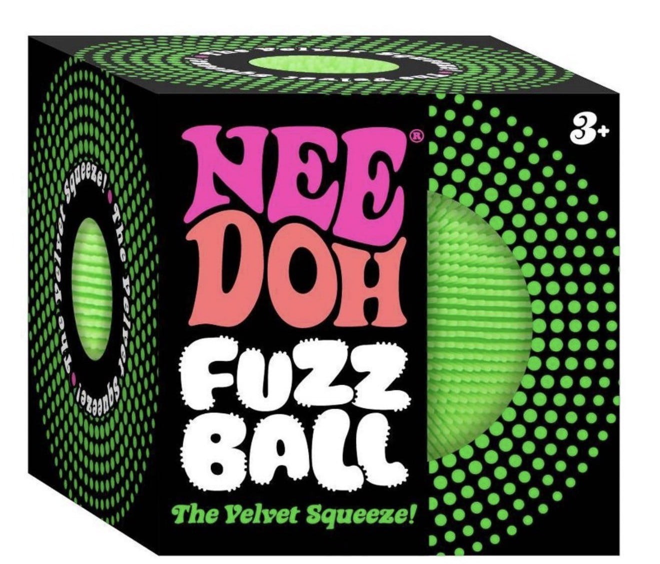 velvet fuzz ball, 1 RANDOM COLOR CHOSEN, STRESS BALL RELIEVE, SENSORY FIDGET