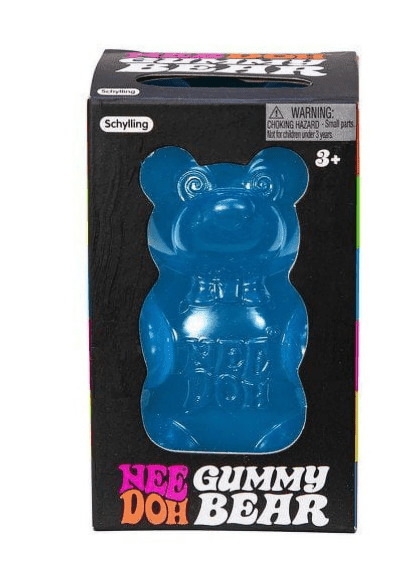 Gummy Bear Sensory Fidget, Super Squishy Stress, Assorted Colors (1 Random Color)