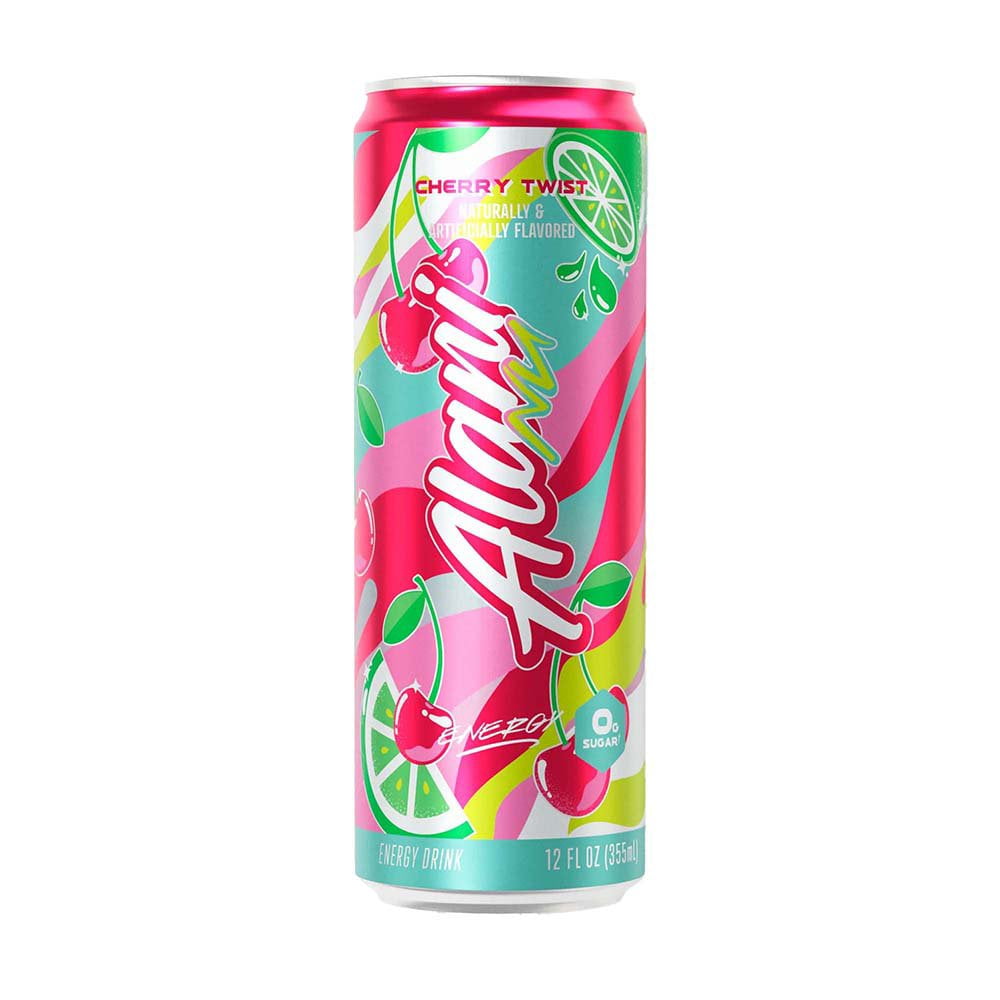 Pack of 2 Nu Zero Sugar Energy Drink - Cherry Twist, 12 oz (Package May Vary)