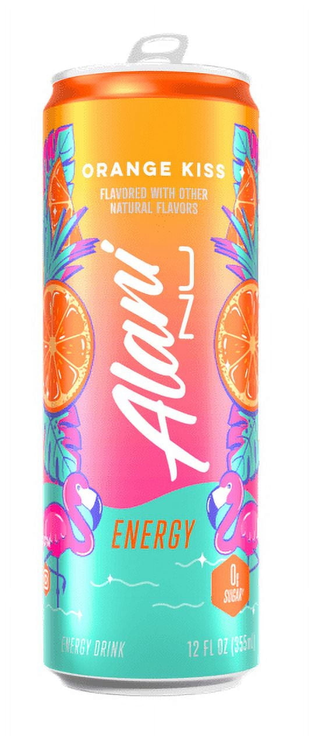 Energy Drink, NEW Orange Kiss, 12 fl oz (Single Can)