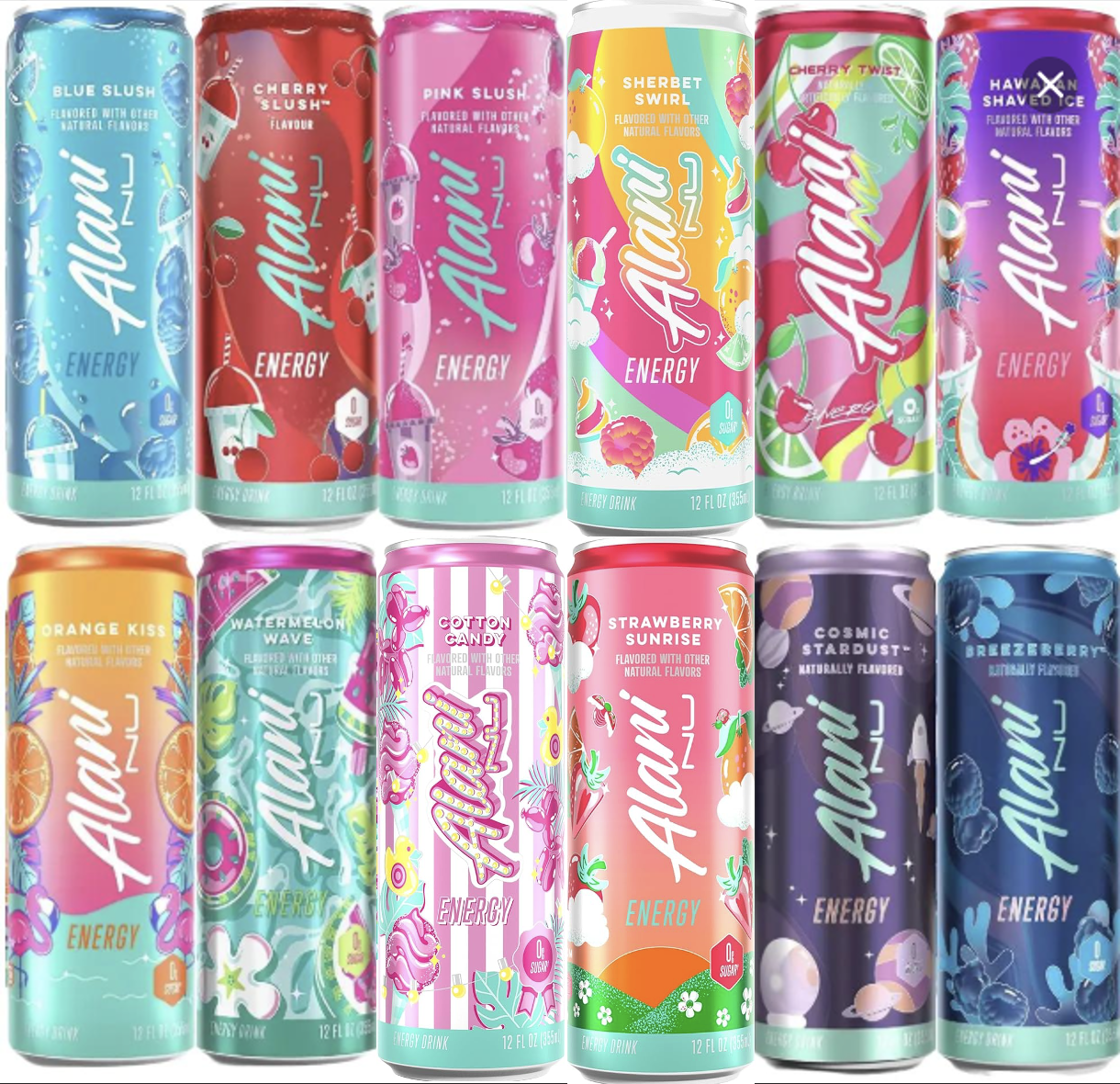 Energy Drink Variety Pack - 12 Cans
