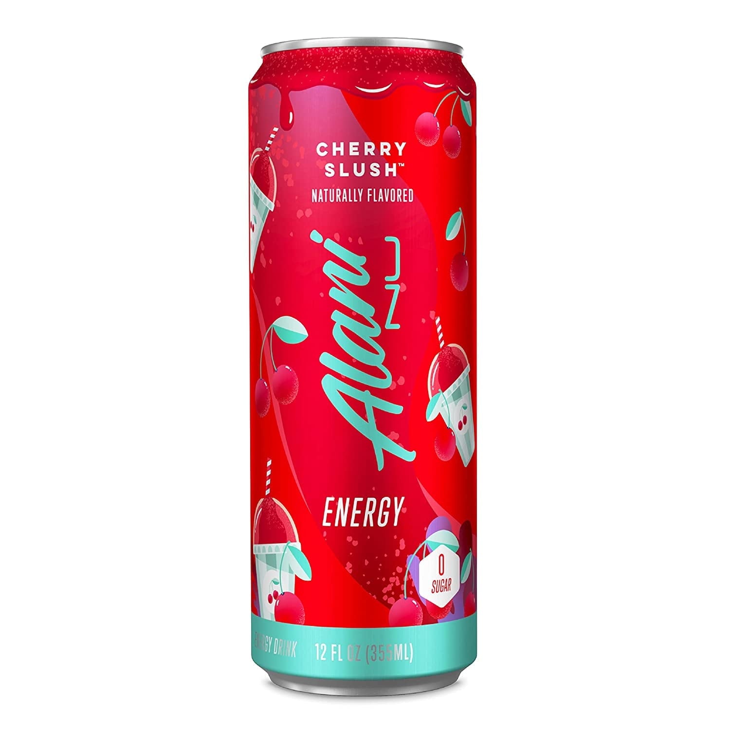 Energy Drink - Cherry Slush - 12oz Cans (Single Cans)-Pack Of 4