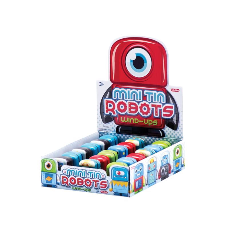 Mini Tin Robots Retro Toy Assorted