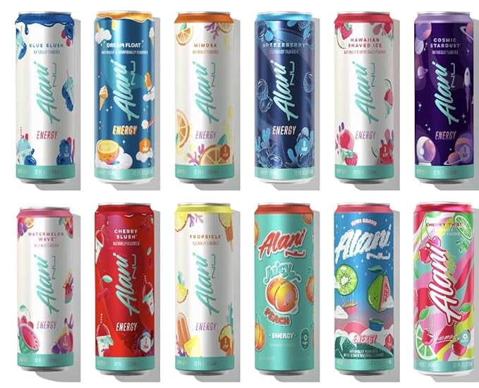 Energy Drink Variety Pack, 12 Fl Oz (Pack of 12) (Variety Pack)