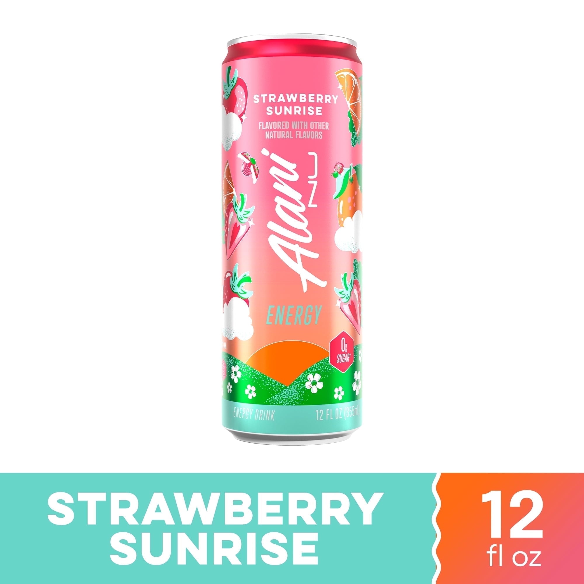 Energy Drink Strawberry Sunrise 12oz - pack of 4