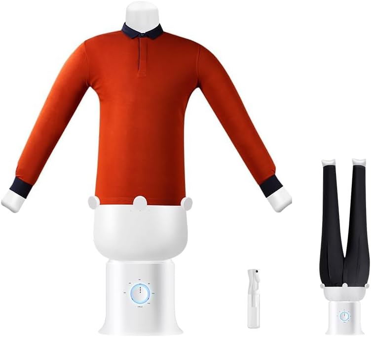 Portable Automatic Garment Dryer & Ironing Machine, Hands-Free Clothes Wrinkle Remover with Hot Air, Fast Drying for Shirts and Pants, Space-Saving Apartment & Dorm Essentials