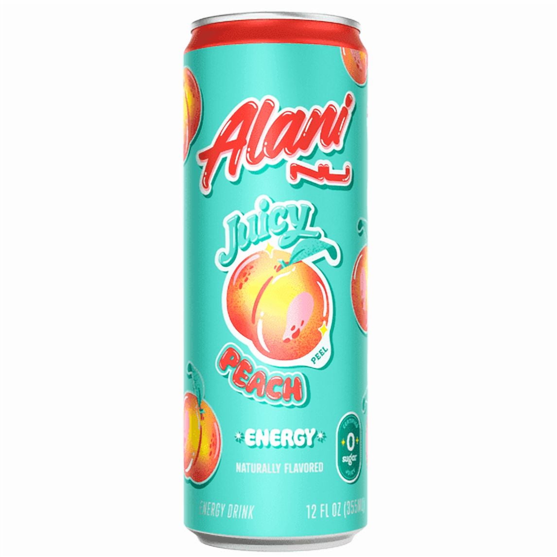 Sugar Free Energy Drink, Juicy Peach, 12 fl oz, Can