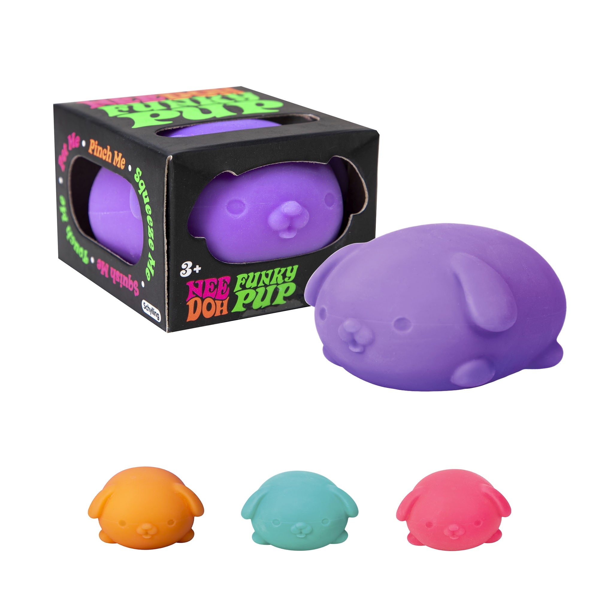 Funky Pup Novelty Fidget Toy, (1 Piece, Color May Vary), Children Ages 3+