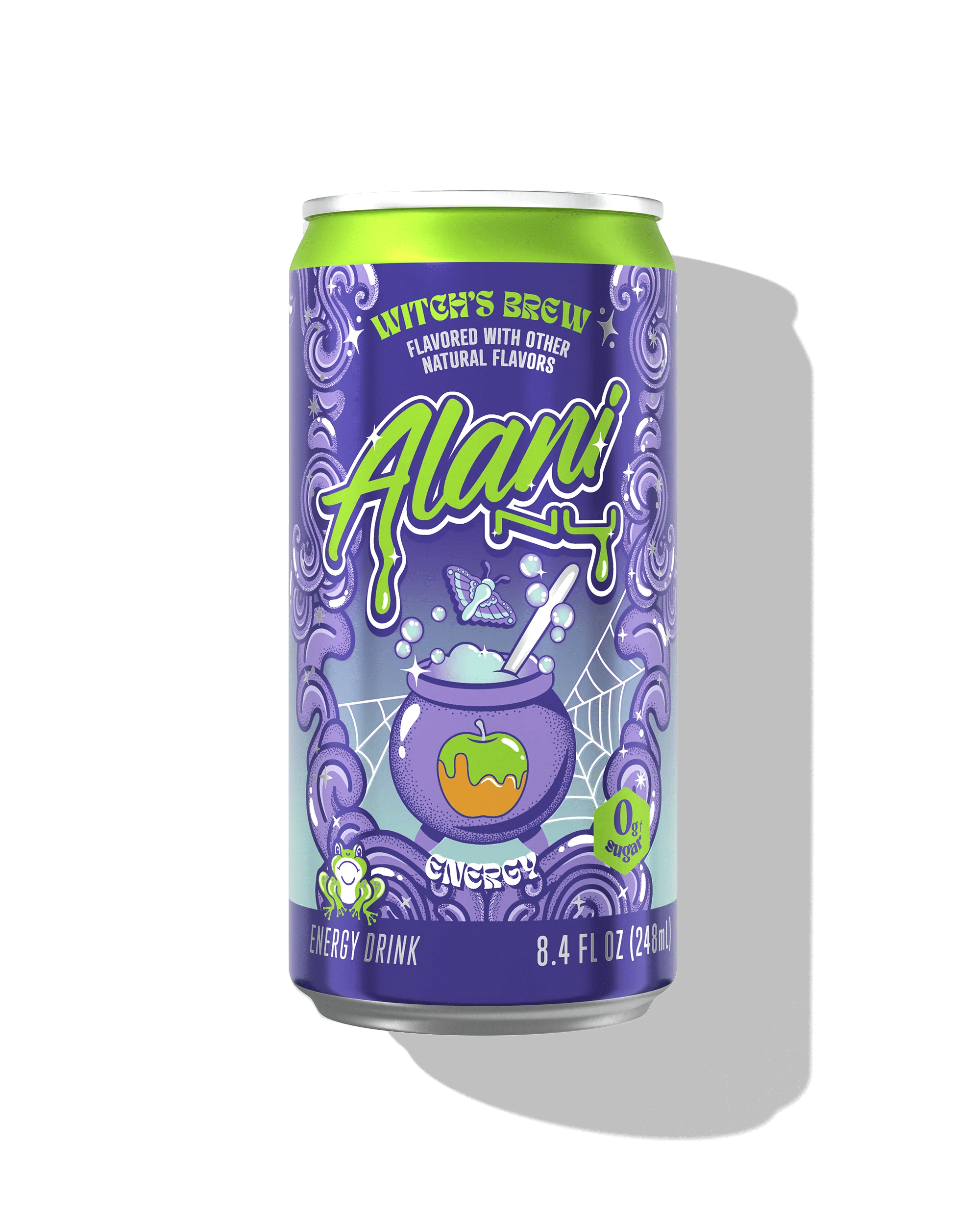 Sugar Free Mini Energy Drink, Brew Flavor, 8.4 fl oz Single Can, 100mg Caffeine