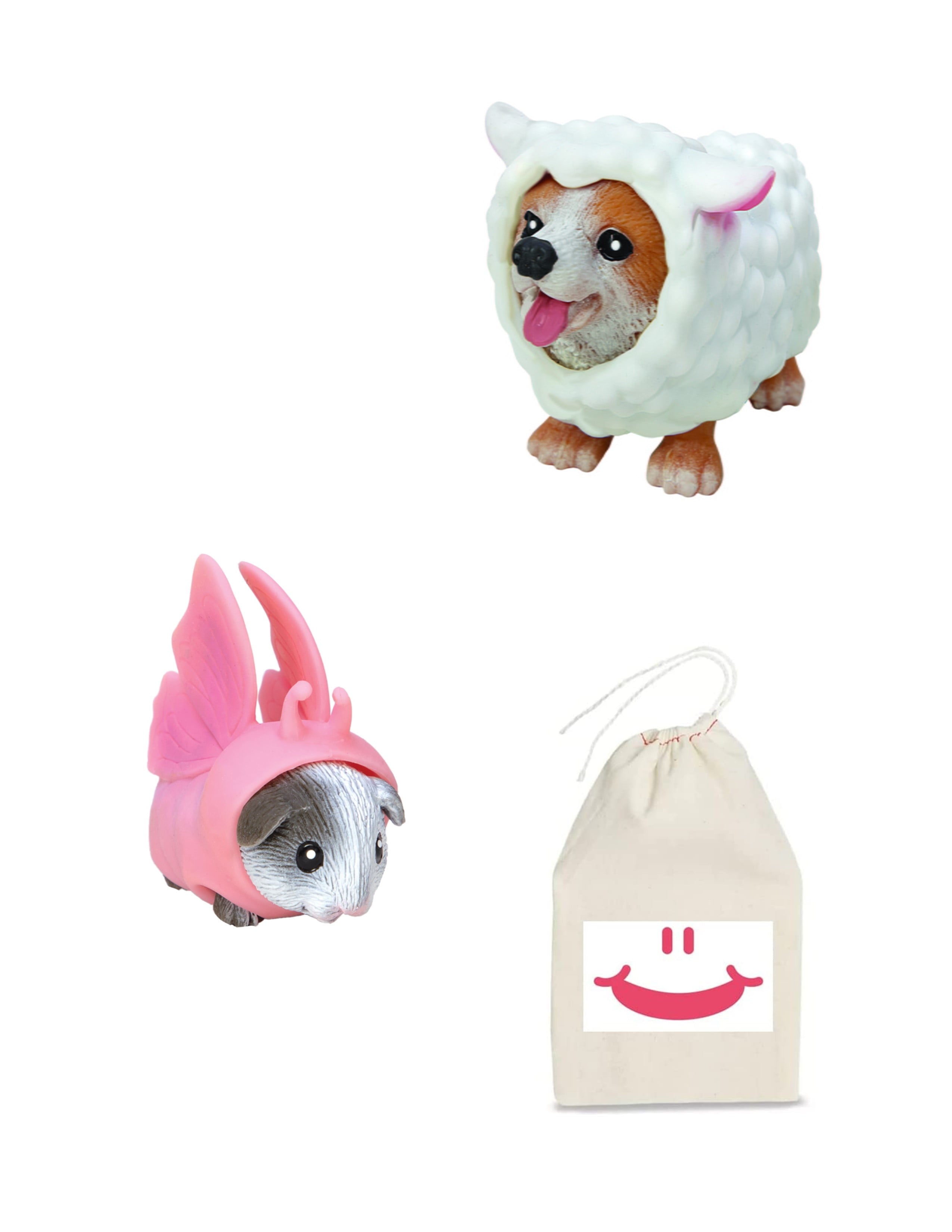 1 Pocket Pups 1 Guinea Pigs Squeeze Party Adorable Removable Costume! (Random) Age 3+