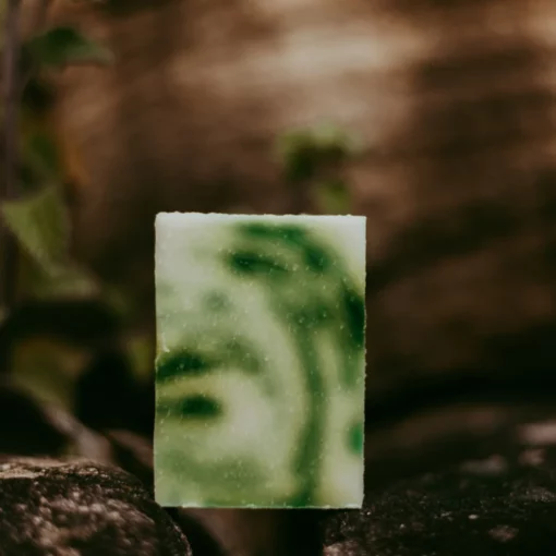 Organic Lemongrass & Tea Tree Handmade Soap Bar – 100g - Image 4
