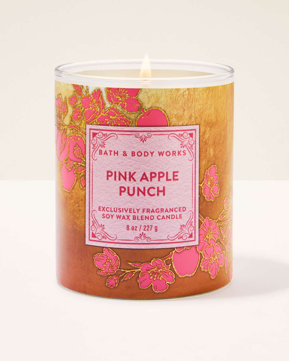Pink Apple Punch Single Wick Candle