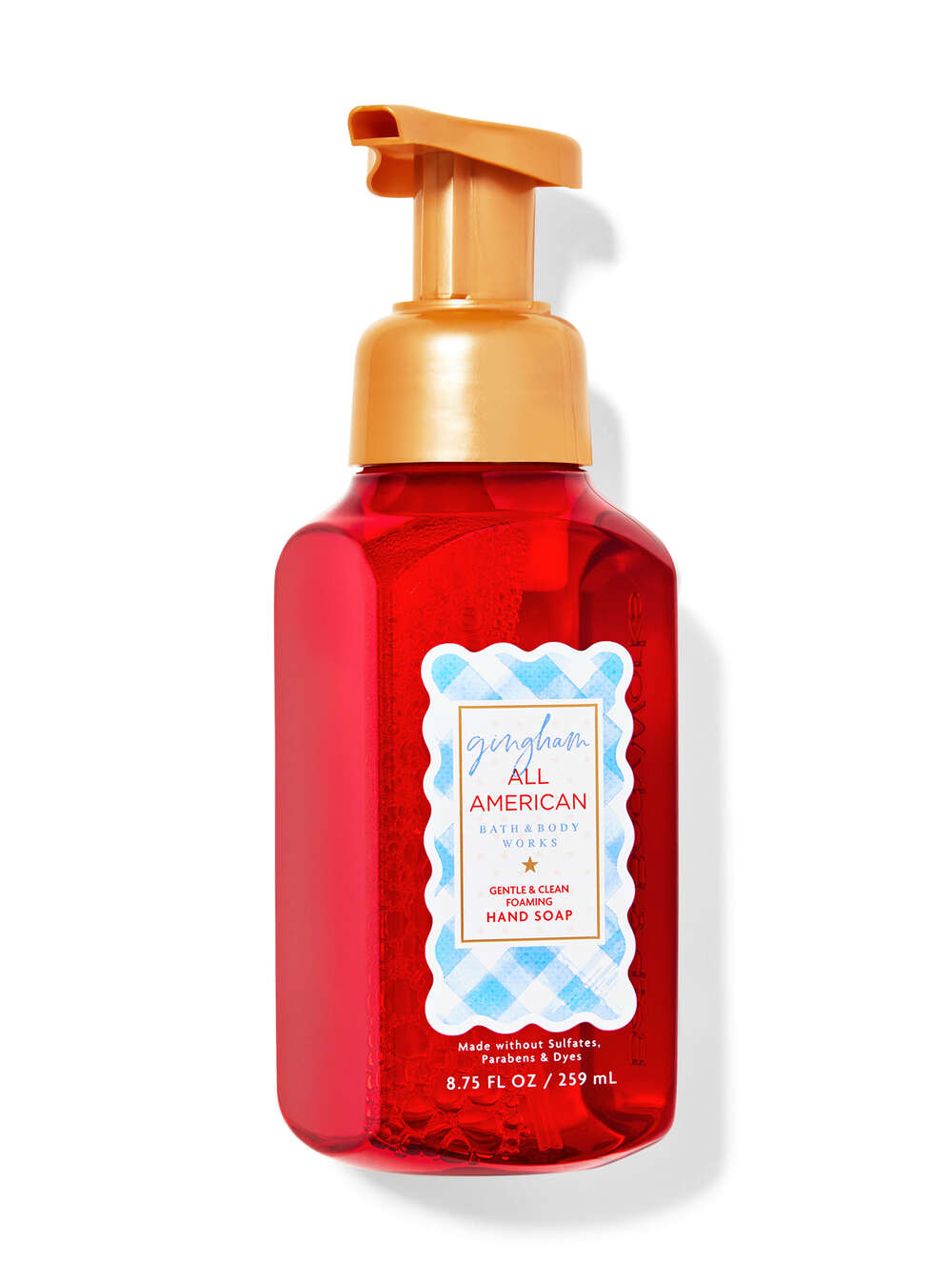 Gingham All-American Gentle & Clean Foaming Hand Soap
