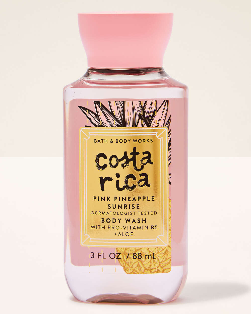 Pink Pineapple Sunrise Travel Size Body Wash