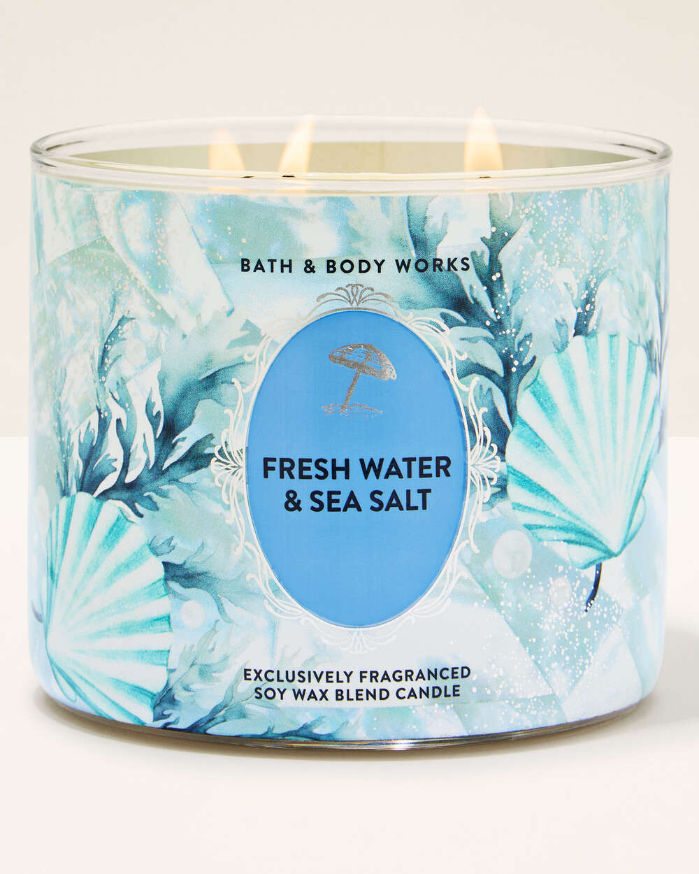 Fresh Water & Sea Salt 3-Wick Candle