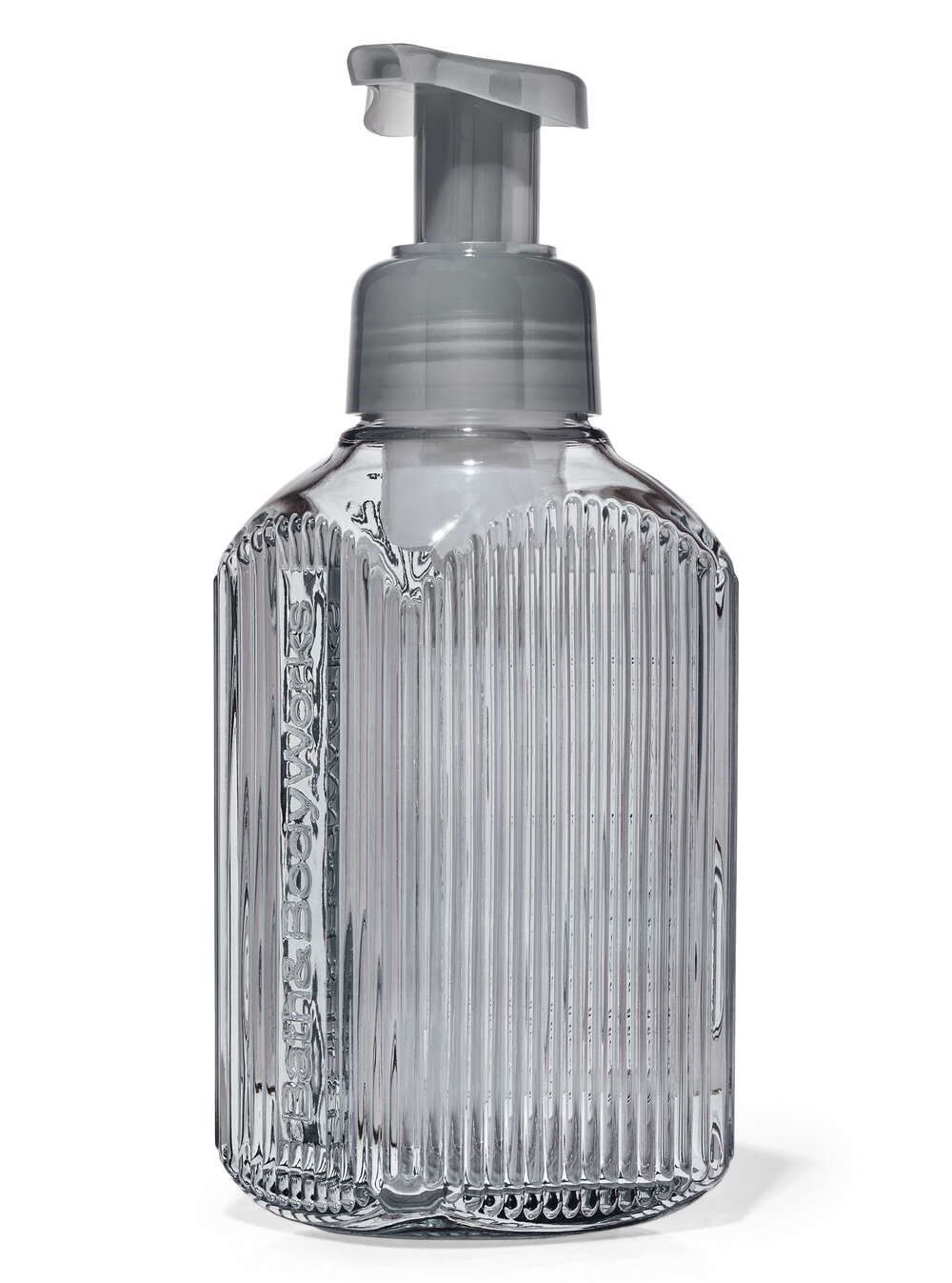 Charcoal Vertical Lines Gentle & Clean Foaming Hand Soap Dispenser