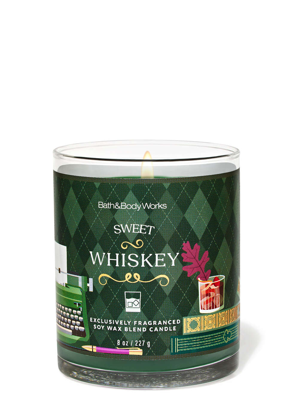 Sweet Whiskey Single Wick Candle