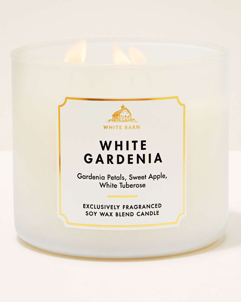 White Gardenia 3-Wick Candle