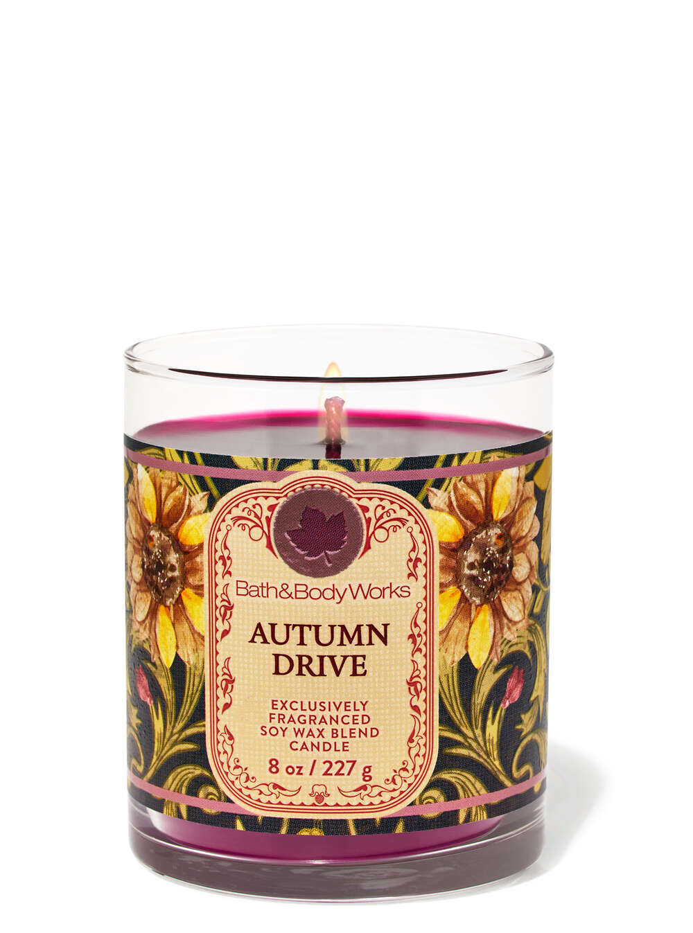 Autumn Drive Single Wick Candle