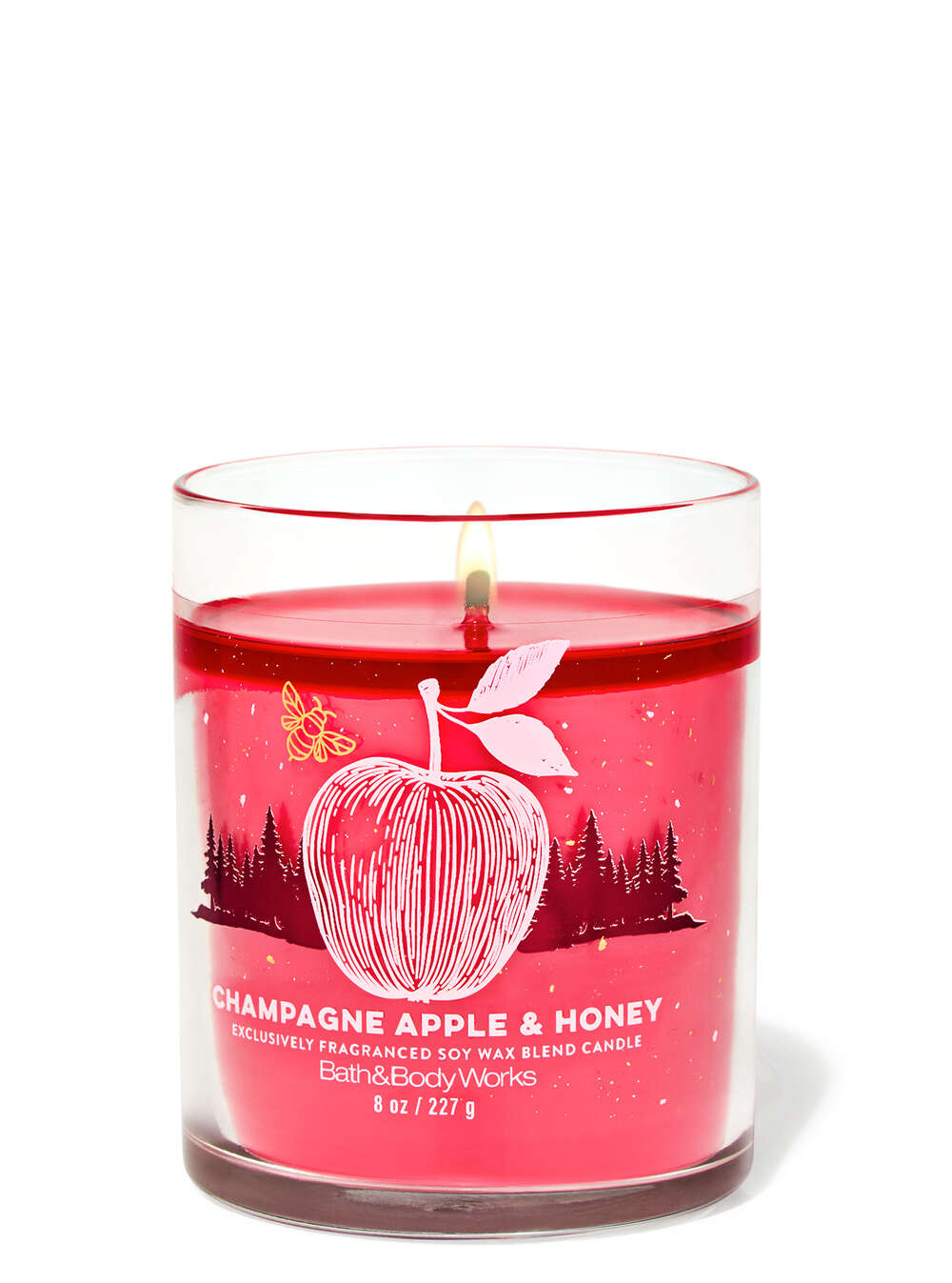 Champagne Apple & Honey Single Wick Candle