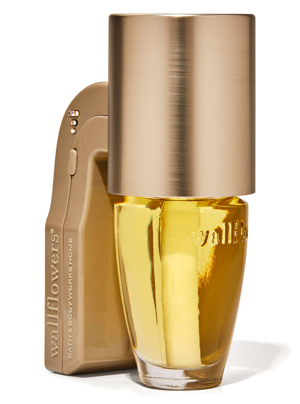 Silver Metallic Wallflowers Scent Control™ Fragrance Plug