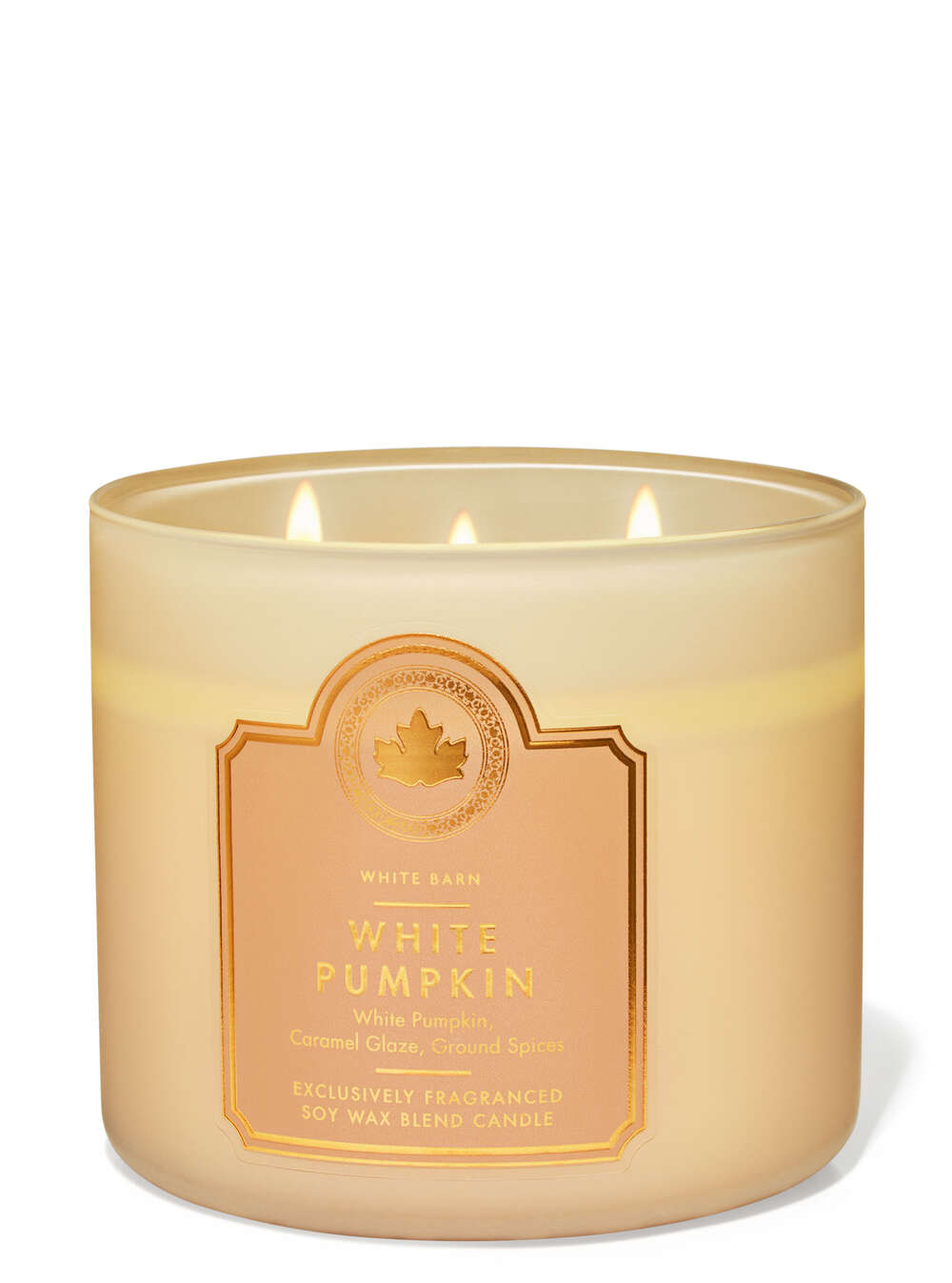 White Pumpkin 3-Wick Candle