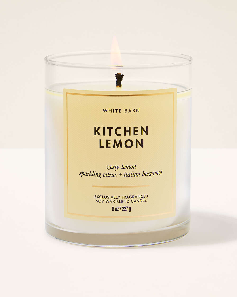 Kitchen Lemon Single Wick Candle