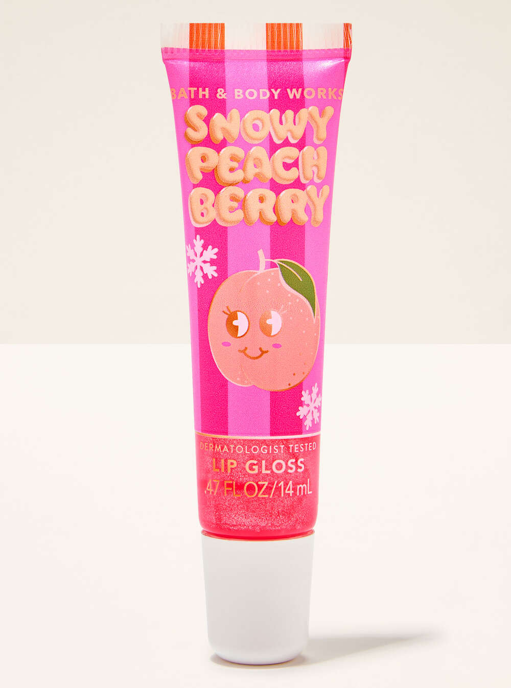 Snowy Peach Berry Lip Gloss