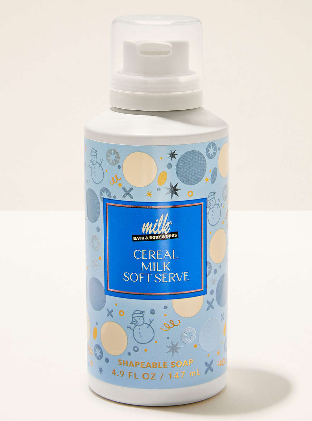 Cereal Milk Soft Serve Shapeable Soap