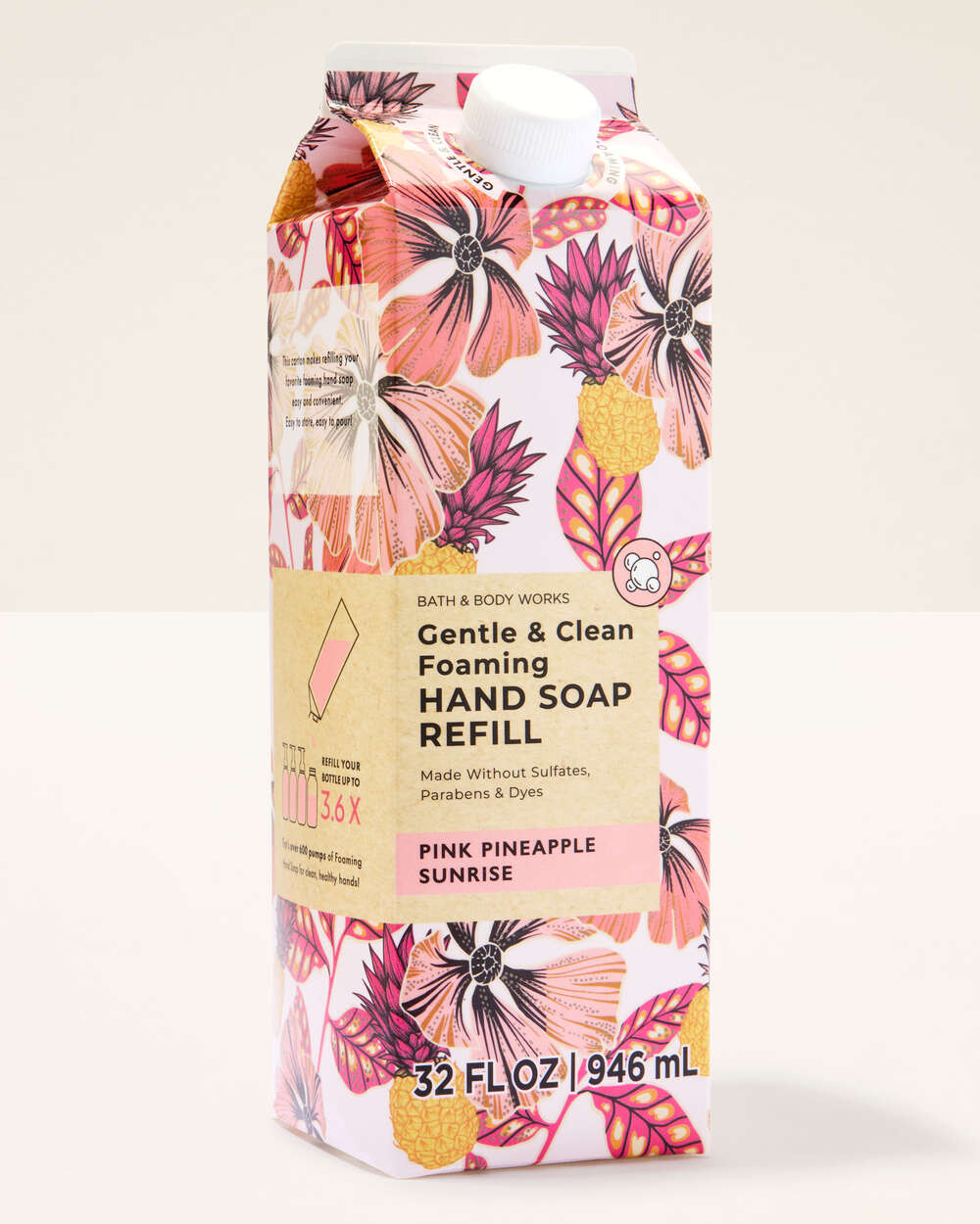 Pink Pineapple Sunrise Gentle & Clean Foaming Refill