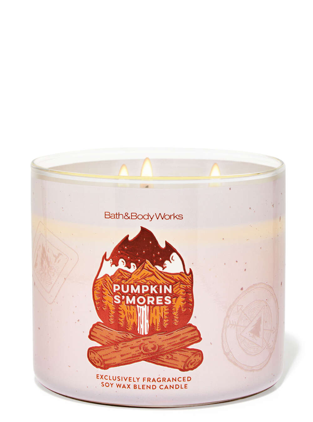 Pumpkin S'mores 3-Wick Candle