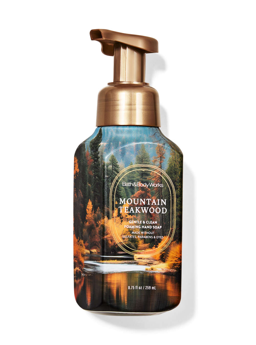 Mountain Teakwood Gentle & Clean Foaming Hand Soap