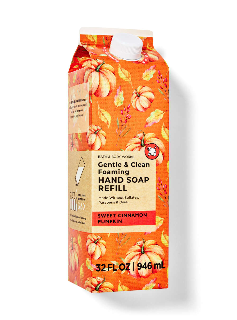 Sweet Cinnamon Pumpkin Gentle & Clean Foaming Refill