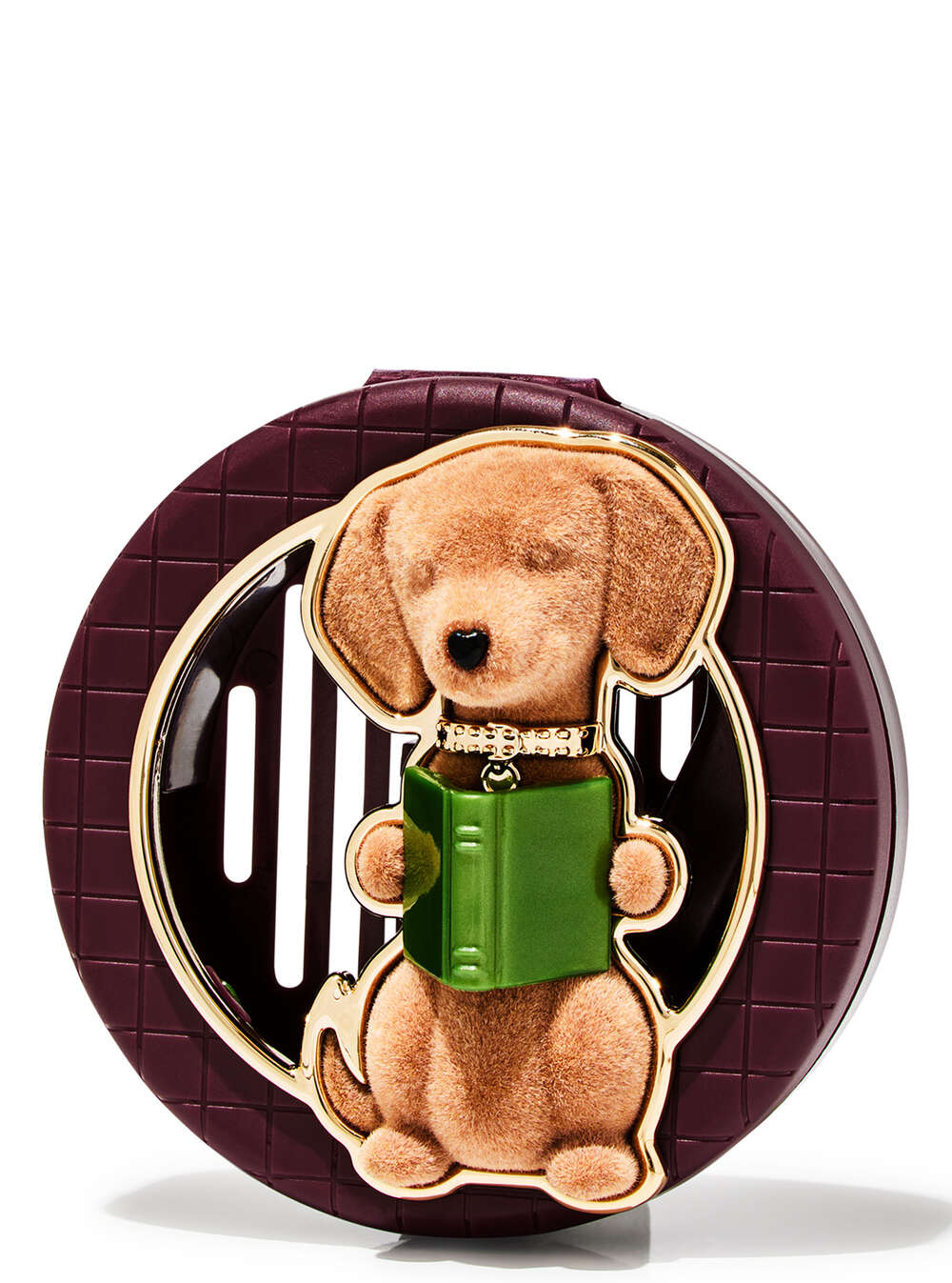 Dog with Book Car Fragrance Holder