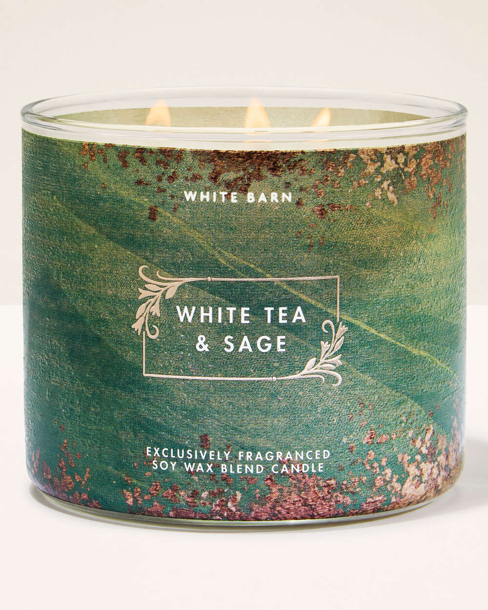 White Tea & Sage 3-Wick Candle