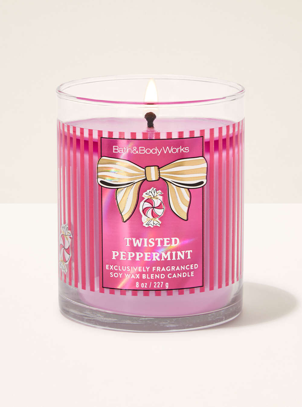 Twisted Peppermint Single Wick Candle