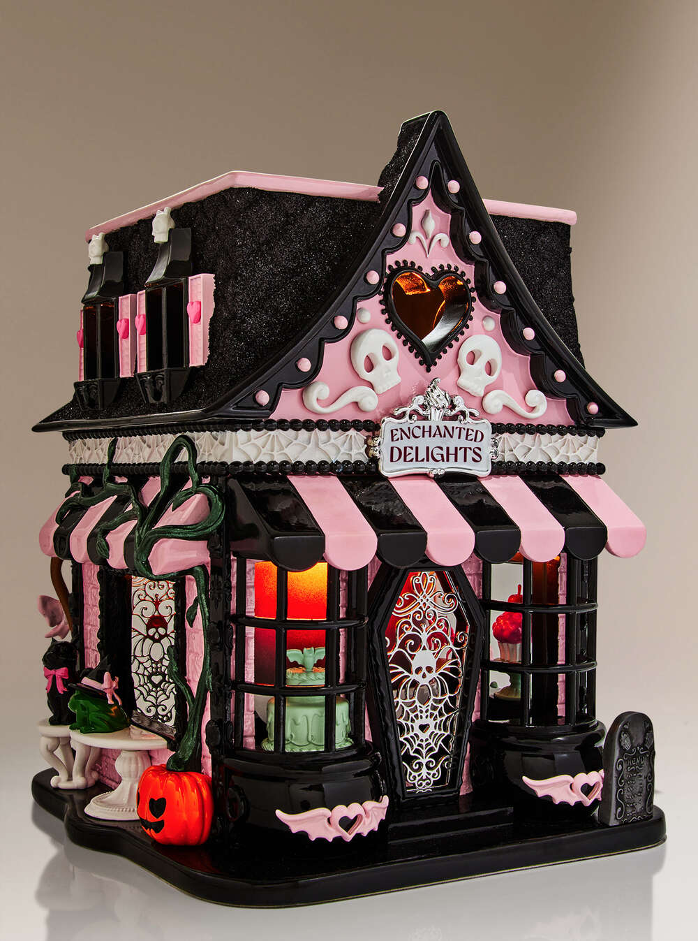 Haunted Sweet Shop Luminary 3-Wick Candle Holder