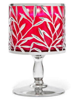 Vine Leaf Pedestal 3-Wick Candle Holder