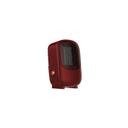 Mainstays Personal Mini Electric Ceramic Heater 400W, Red Sedona