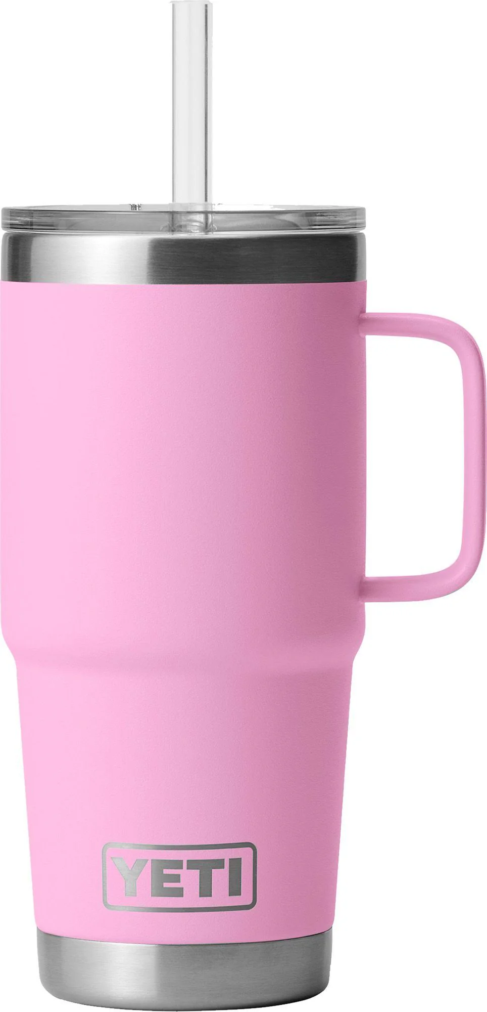 Yeti Rambler 25 oz Straw Mug Power Pink