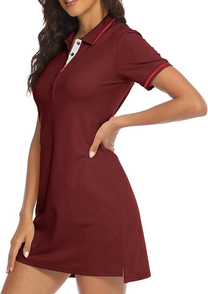 Activewear Athletic Polo Golf Dress TH25
