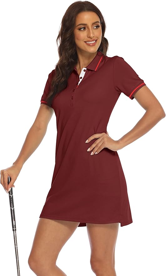 Activewear Athletic Polo Golf Dress TH25 - Image 2