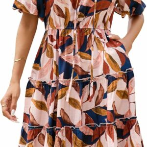 Boho Swing A-Line Mini Dress TH14