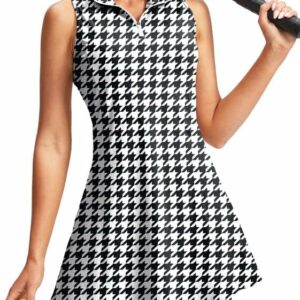 Houndstooth A-Line Mini Dress TH18