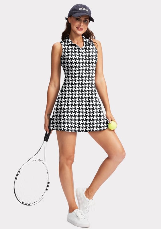 Houndstooth A-Line Mini Dress TH18 - Image 2